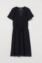 Дамска черна рокля Н&М , снимка 1 - Рокли - 36182972