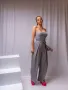 Сив дамски гащеризон , снимка 1