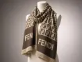 Fendi шал ✨ кашмир и коприна, снимка 17