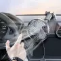 Автомобилен вентилатор 4 инча 12V с вакуумна стойка, снимка 3