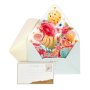 Луксозна 3D картичка "Букет Цветя" с плик и карта за пожелание, снимка 5