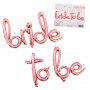 Балони надпис "BRIDE TO BE", снимка 1 - Декорация за дома - 35945715