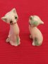 Две порцеланови фигурки, котки. , снимка 1 - Колекции - 44177178
