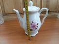 Стар български порцелан кана чайник, снимка 2