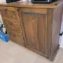 Масивен шкаф за дърворезба., снимка 1