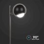 Настолна LED Лампа 6W Черна Топло Бяла Светлина, снимка 2