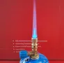 Горелка лабораторна настолна с флакон газ , снимка 1