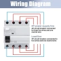 Устройство за остатъчен ток 40A 30mA 4-полюсно тип A – Миниатюрен MCB AC 400V, снимка 8