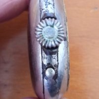 Винтидж античен джобен часовник Anutrof Regulator Gunmetal, снимка 4 - Антикварни и старинни предмети - 39644872