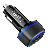 Fast Charge Зарядни за кола 20W type-c + USB, снимка 17 - Зарядни за кола - 34830825