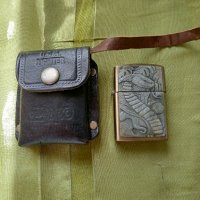 Запалка Зиппо-комплект, снимка 1 - Антикварни и старинни предмети - 42482341