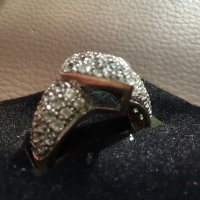 Масивен сребърен пръстен с камъни, снимка 7 - Пръстени - 35189175