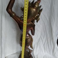 метална статуетка, снимка 8 - Антикварни и старинни предмети - 33889870