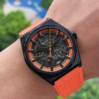 Мъжки часовник ZENITH Defy Classic Skeleton с автоматичен швейцарски механизъм, снимка 4 - Мъжки - 41893092