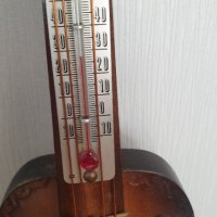Стар немски барометър,термометър като цигулка, снимка 4 - Антикварни и старинни предмети - 41904779