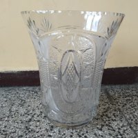 голяма кристална ваза, снимка 1 - Вази - 40404479