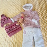 Страхотен комплект coccodrillo- гащеризон и зимно яке, снимка 3 - Детски якета и елеци - 41230325