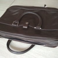 Бизнес пътна чанта лаптоп таблет MELVIN, тъмно кафява , снимка 16 - Чанти - 33897004