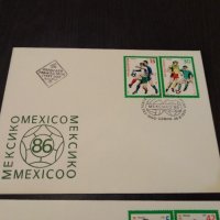 Първодневен плик 1986 Световно първенство по футбол Мексико 1986, снимка 4 - Филателия - 44700014