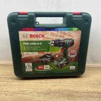 Акумулаторен винтоверт и бормашина Bosch 2бр. батерии, снимка 2 - Винтоверти - 41755604