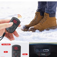 Нови Затоплящи Стелки за Обувки USB Безжични С Дистанционно S размер, снимка 7 - Други - 44681537