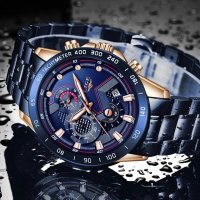 Луксозен мъжки часовник , снимка 3 - Луксозни - 39954173