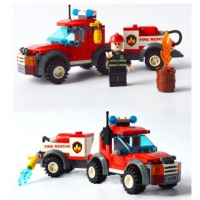 Конструктор Fire truck Пожарен камион Gudi 9208, снимка 3 - Конструктори - 36183944