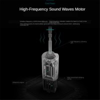 Ултразвукова електрическа четка за зъби 42 000 VPM, акумулаторна, USB, IPX7 водоустойчива - черна, снимка 5 - Други - 39255612