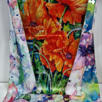 Дамски шал АРТ дизайни 180x90 см Налични 4 различни разцветки, снимка 4 - Шалове - 44718351