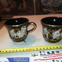 terracotto-hand made 24k gold чаши за кафе-2БР M0306232047, снимка 9 - Колекции - 40939309