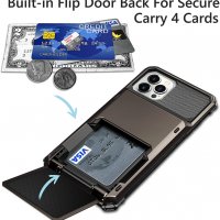 Нов Удароустойчив калъф за телефон джоб за карти iPhone 13 Samsung S22 Айфон Самсунг, снимка 6 - Калъфи, кейсове - 36000456