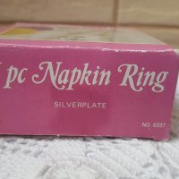 Красиви посребрени пръстени за салфетки от Англия , снимка 6 - Антикварни и старинни предмети - 39283945
