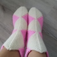 Плетени Дамски чорапи, снимка 3 - Дамски чорапи - 41871751