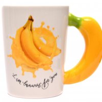 Керамична чаша - Банан, снимка 1 - Арт сувенири - 38878614