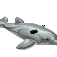 Надуваем делфин 1.75х0.66м 3+ малък, снимка 1 - Надуваеми легла - 44587356