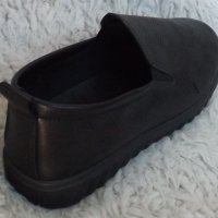 Обувки, еко кожа, черни, код 315/ББ2/19, снимка 7 - Дамски ежедневни обувки - 39629344