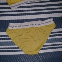 Calvin Klein бански жълт, снимка 2 - Бански костюми - 41421458