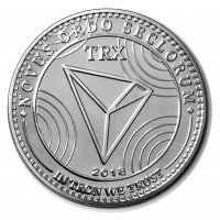 Трон Монета / Tron Coin ( TRX ) - Silver, снимка 2 - Нумизматика и бонистика - 32414825