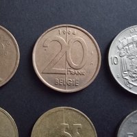 Монети. Белгия. Белгийски франк . 12 бр, снимка 2 - Нумизматика и бонистика - 41649459