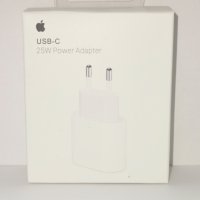 25W USB-C Зарядно адаптер за Apple iPhone, iPad, снимка 1 - Оригинални зарядни - 41619616