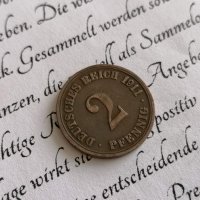 Райх монета - Германия - 2 пфенига | 1911г.; серия A, снимка 1 - Нумизматика и бонистика - 41568098