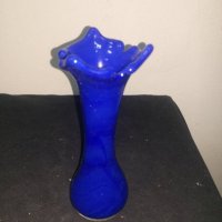 Ваза - Синьо стъкло №3 !, снимка 2 - Вази - 40699430