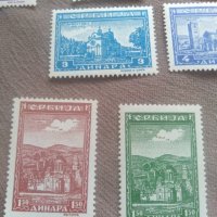 1942 Пощенски марки Сърбия-манастири Немска окупация , снимка 5 - Филателия - 44490808