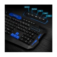 Безжична гейм клавиатура и мишка HK8100 - код 8100, снимка 8 - Клавиатури и мишки - 34305723