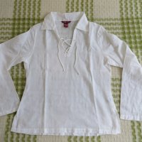 H&M LOGG, нова ленено-памучна блуза, 40, снимка 1 - Блузи с дълъг ръкав и пуловери - 39167130