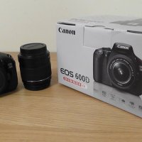фотоапарат Canon EOS 600D с обектив Canon 18-55мм + фото чанта, снимка 1 - Фотоапарати - 41966049
