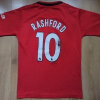 Manchester United / RASHFORD #10 - детска футболна тениска на Манчестър Юнайтед  за 140см, снимка 2 - Детски тениски и потници - 41435512