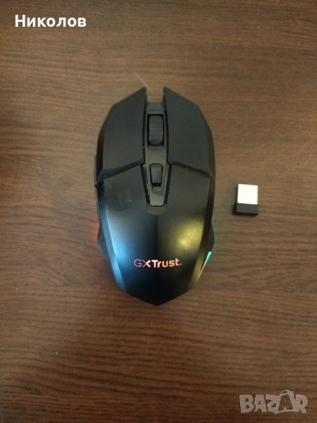 Продавам безжична мишка TRUST GXT 110 FELOX BLACK 25037, снимка 1