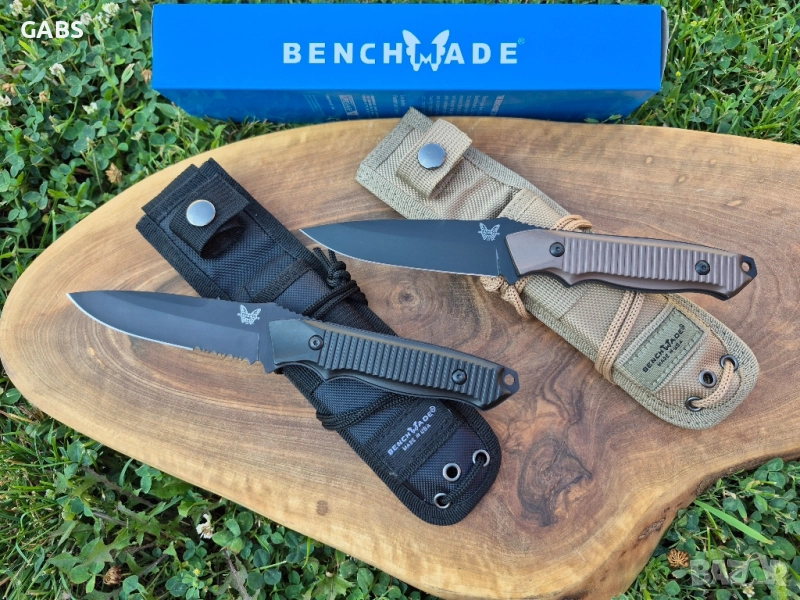 Тактически нож Benchmade Nimravus 140BKSN с текстилна кания,два цвята, снимка 1
