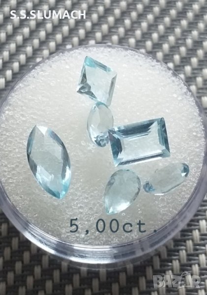  Син топаз 5ct., снимка 1